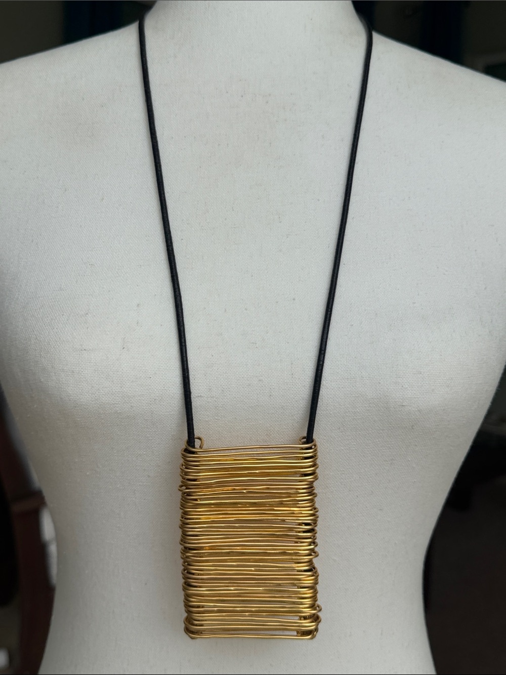 Zzan Avant Garde statement necklace